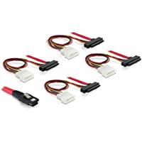 DeLOCK 83146 - Cable SCSI (1 Metro)- Negro y Rojo- Color Blanco